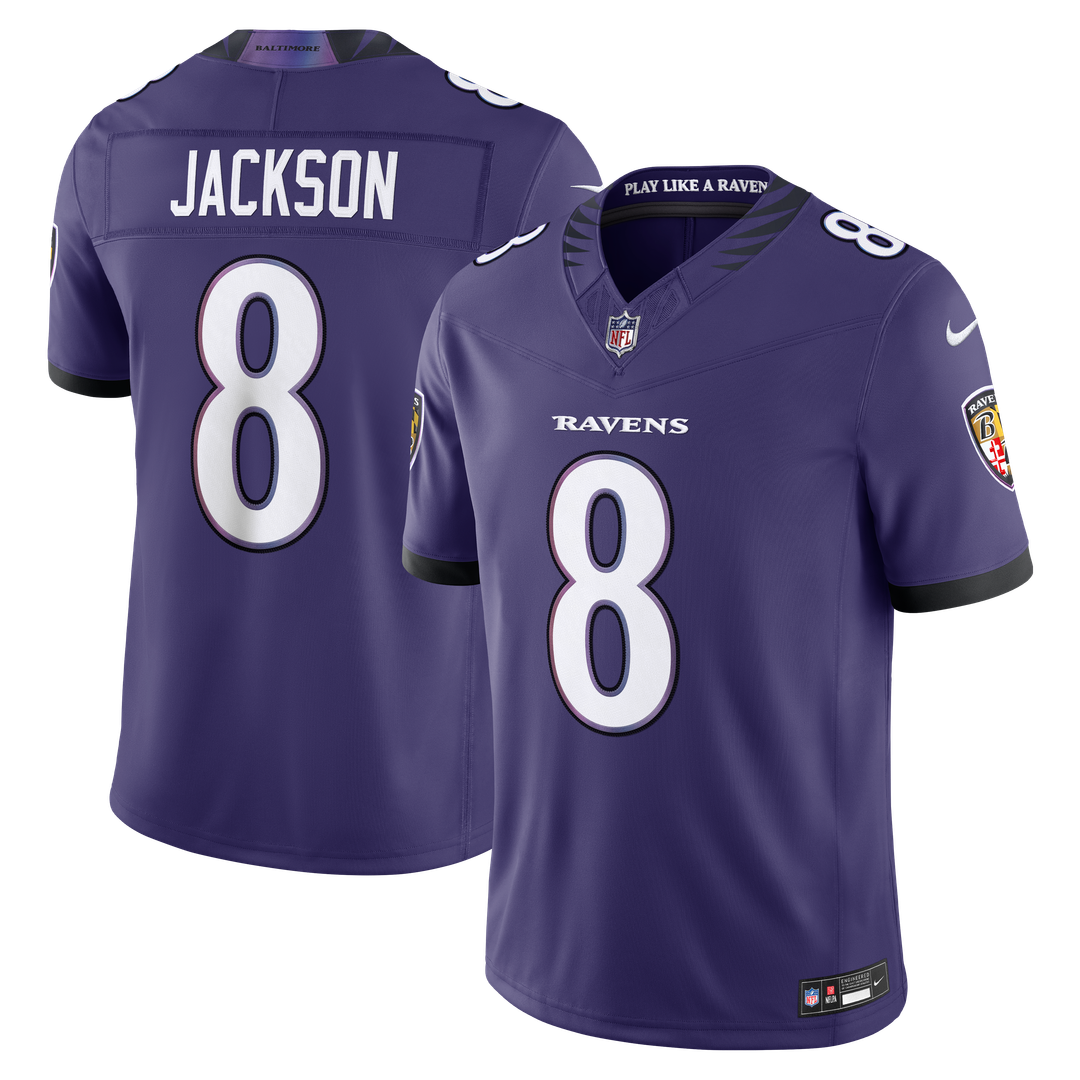 Men's Baltimore Ravens Lamar Jackson Nike White Vapor product image 26