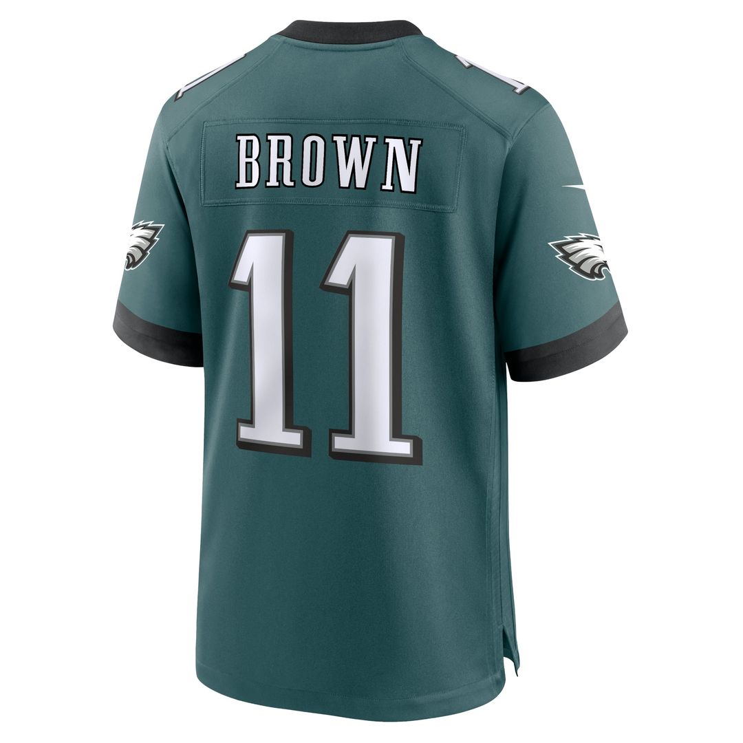 Men's Philadelphia Eagles A.J. Brown Nike Midnight Green product image 9