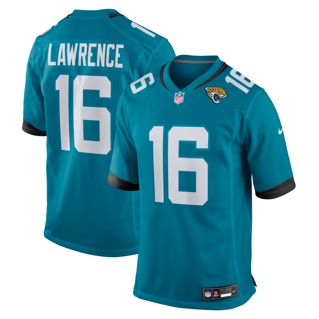Men's Jacksonville Jaguars Trevor Lawrence Nike Teal Game product image 1