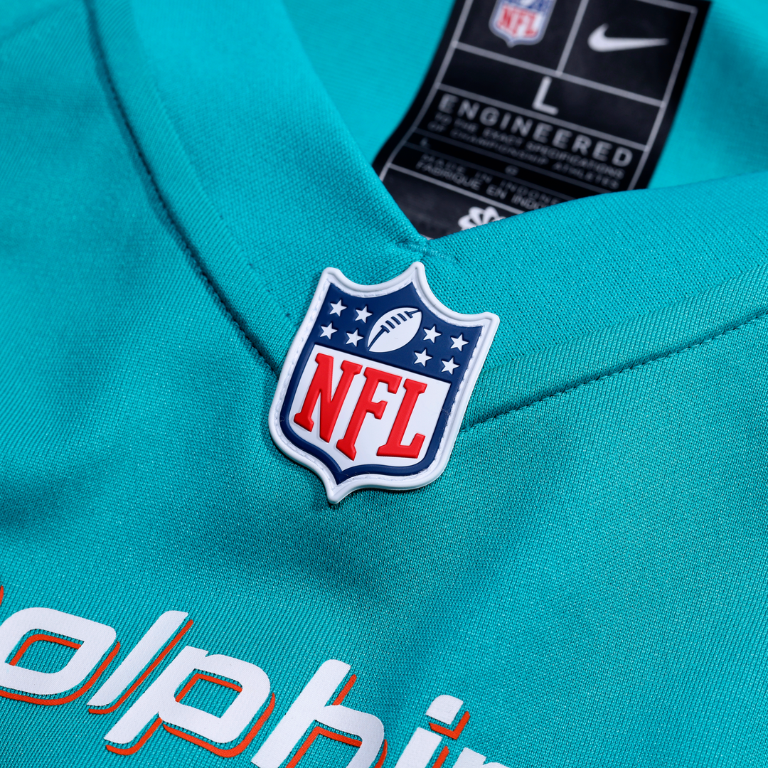 Men's Miami Dolphins Kion Smith Nike Aqua Game Jersey product image 4