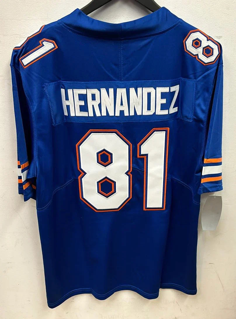 Aaron Hernandez Florida Gators Jersey blue Nike product image 1, provided for visual reference and product detail review