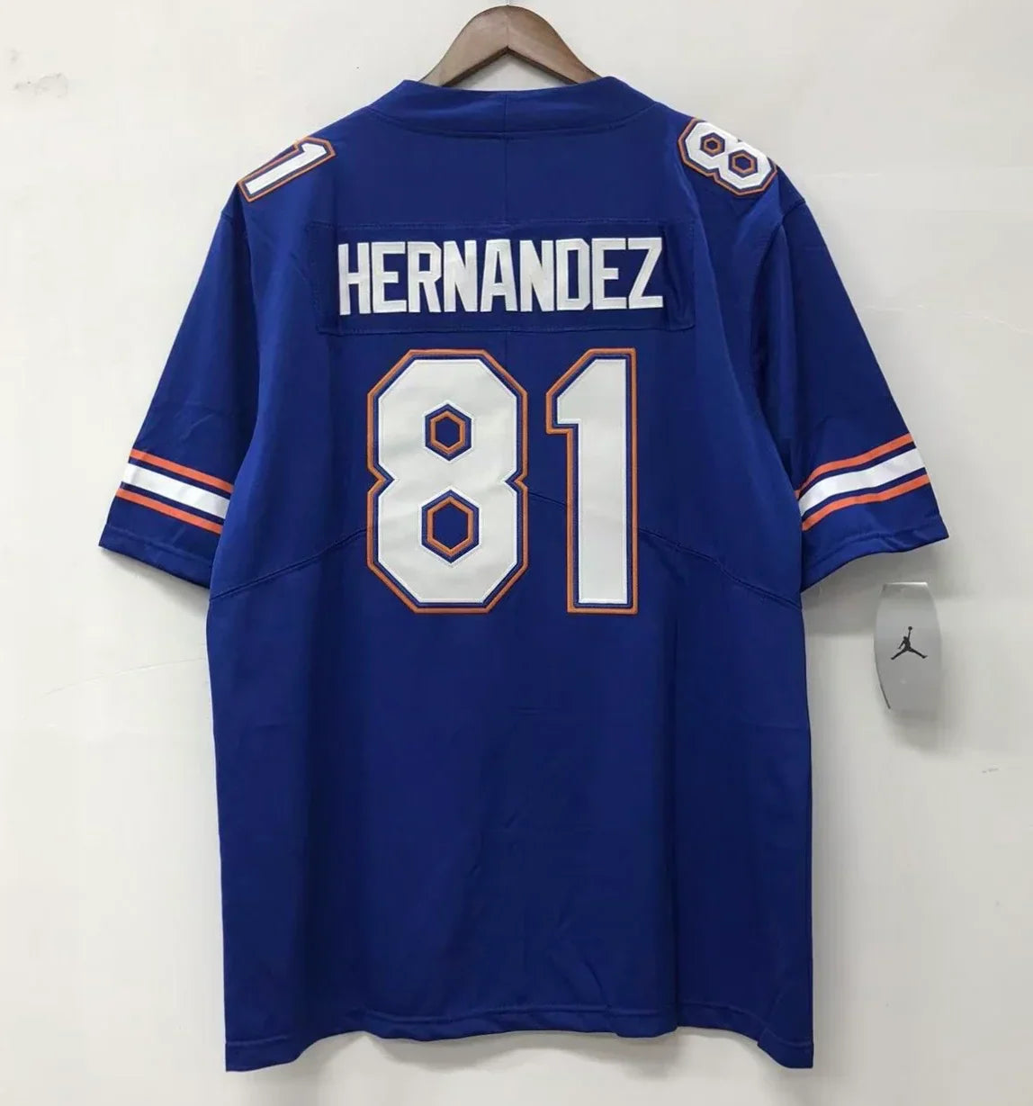 Aaron Hernandez Florida Gators Jersey blue Nike product image 3, provided for visual reference and product detail review