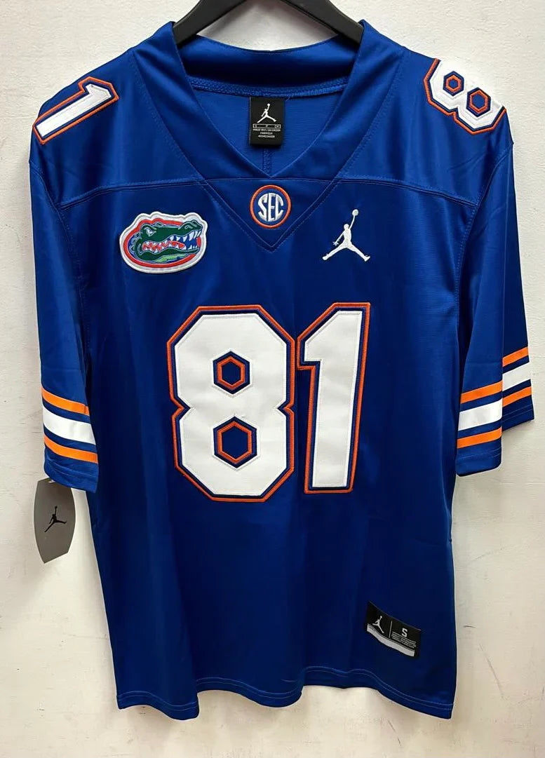 Aaron Hernandez Florida Gators Jersey blue Nike product image 2, provided for visual reference and product detail review