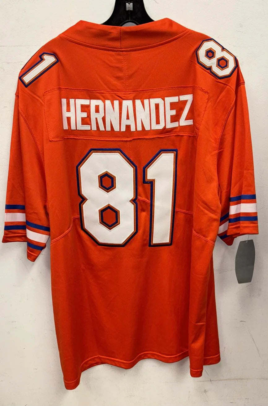 Aaron Hernandez Florida Gators Jersey orange product image 1, provided for visual reference and product detail review