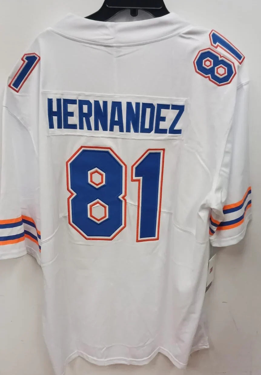 Aaron Hernandez Florida Gators Jersey white product image 1, provided for visual reference and product detail review