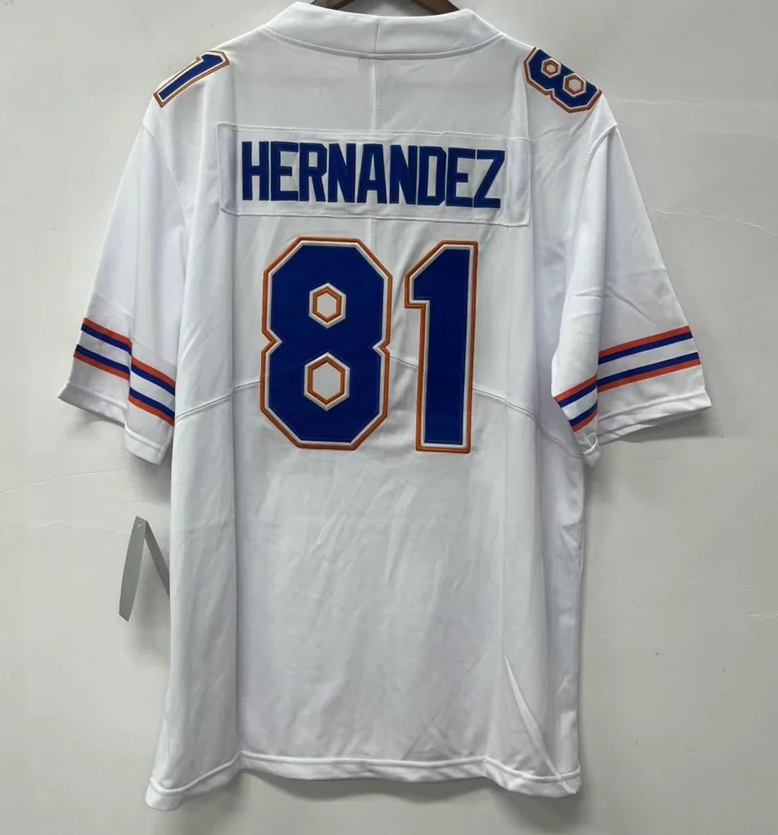 Aaron Hernandez Florida Gators Jersey white product image 3, provided for visual reference and product detail review