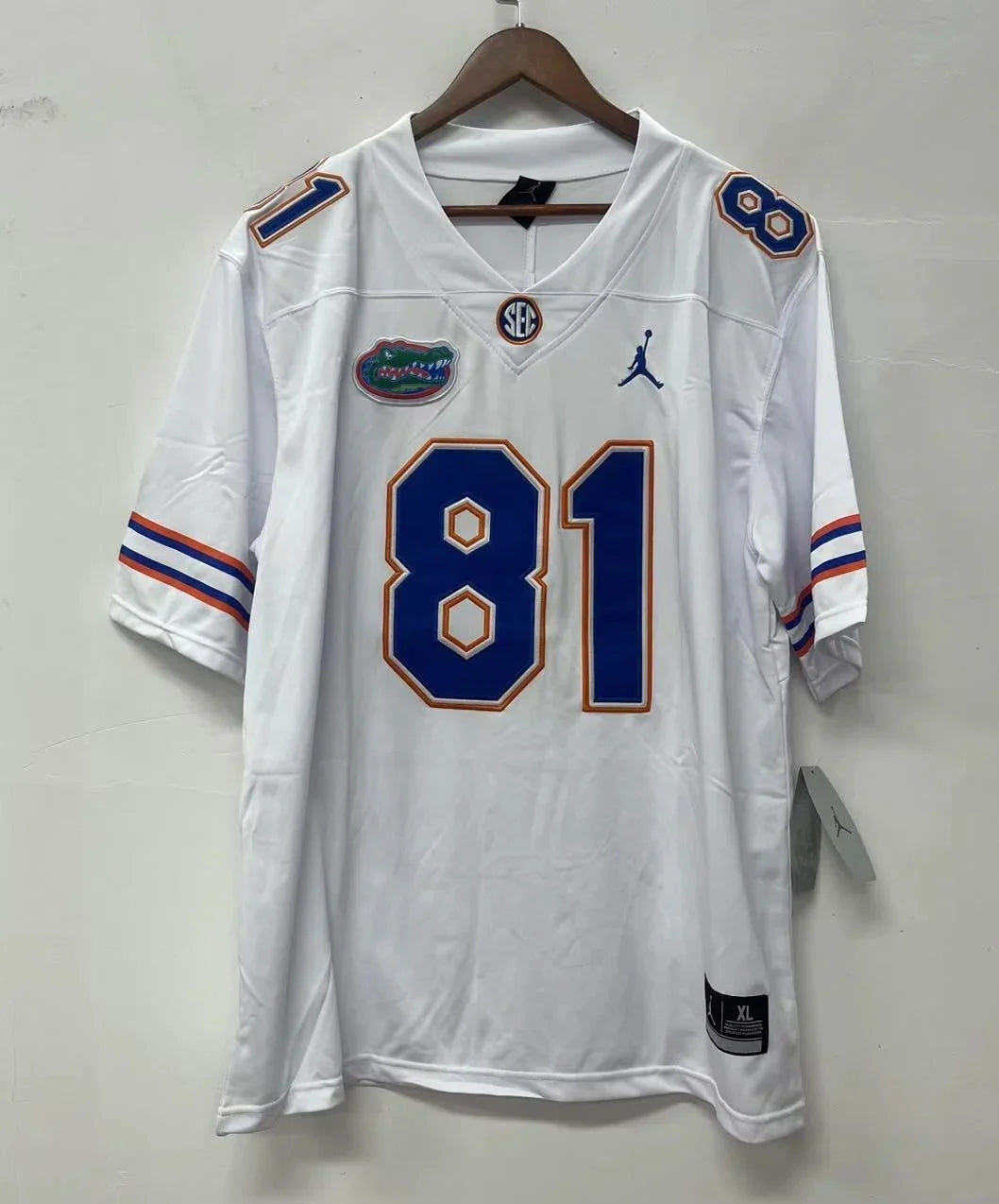 Aaron Hernandez Florida Gators Jersey white product image 4, provided for visual reference and product detail review