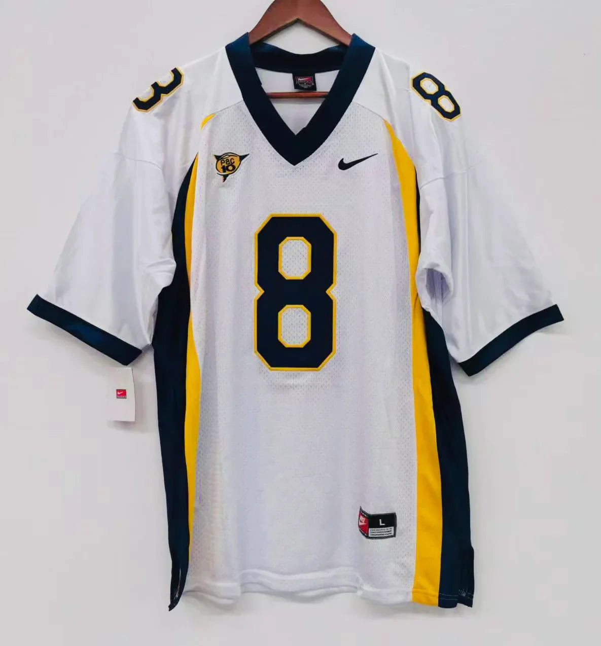 Aaron Rodgers Cal Jersey Nike Stiched letters & Numbers product image 2, provided for visual reference and product detail