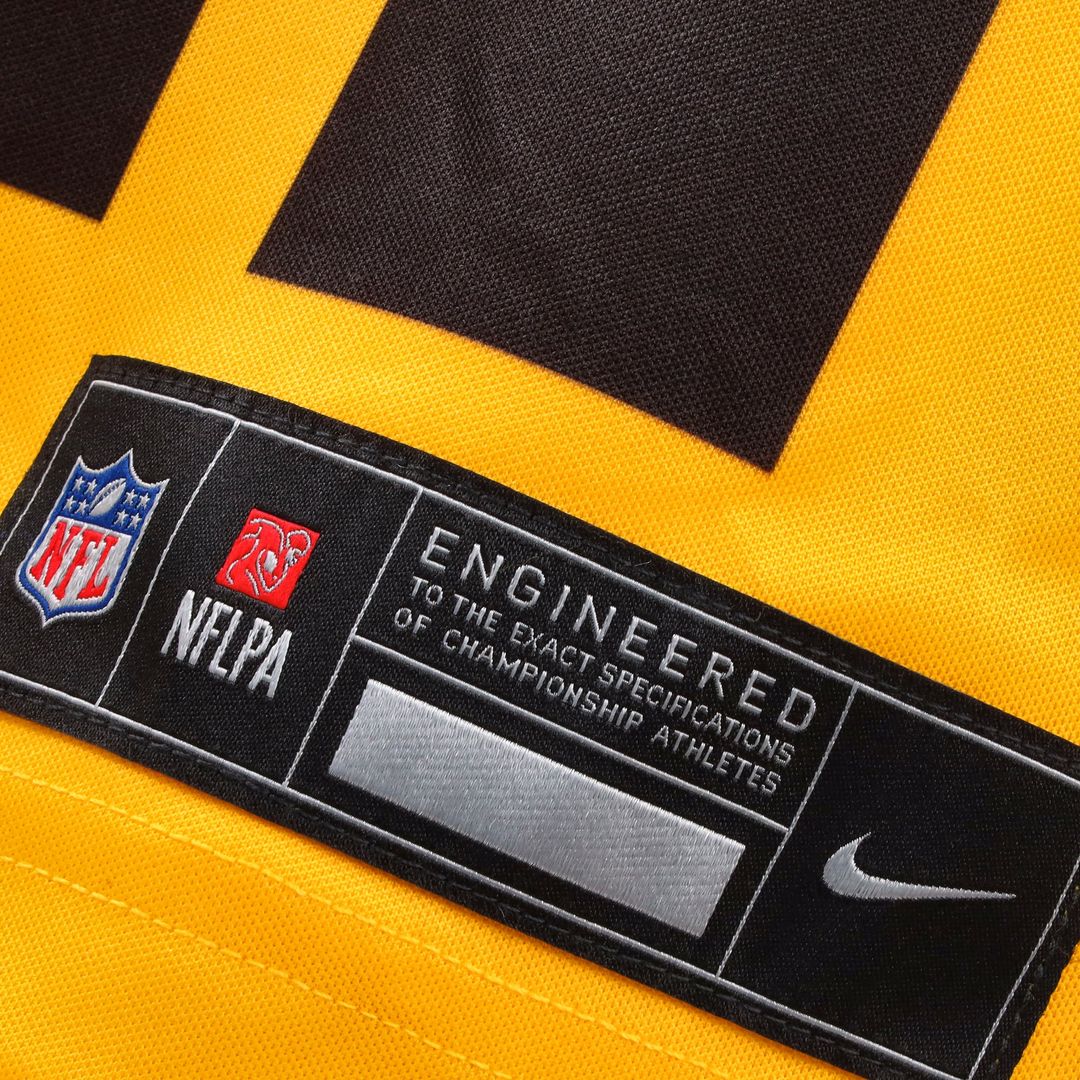 Men's Pittsburgh Steelers Aaron Rodgers Nike Gold Alternate product image 7