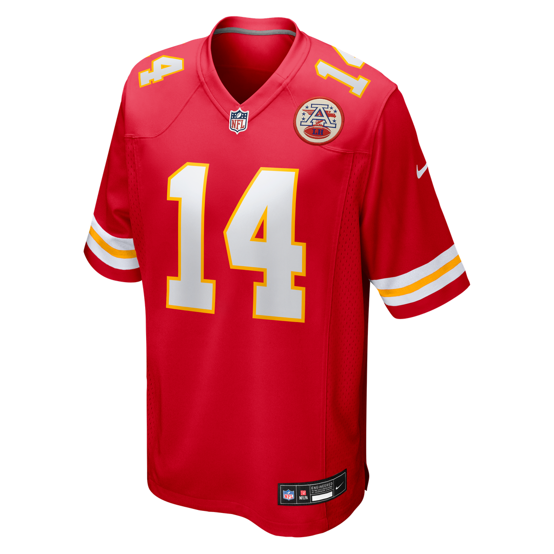 Men's Kansas City Chiefs Garrett Nussmeier Nike Red Game product image 4