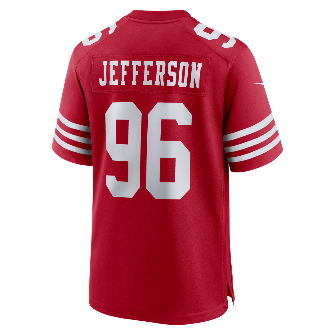 Men's San Francisco 49ers Jordan Jefferson Nike Scarlet product image 3