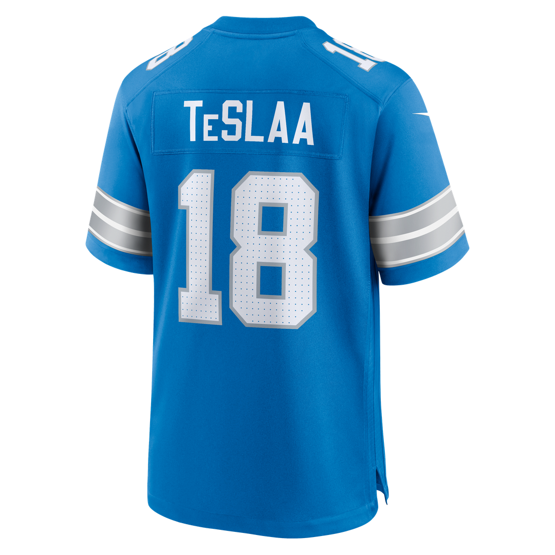 Men's Detroit Lions Isaac TeSlaa Nike Black Alternate Game product image 15