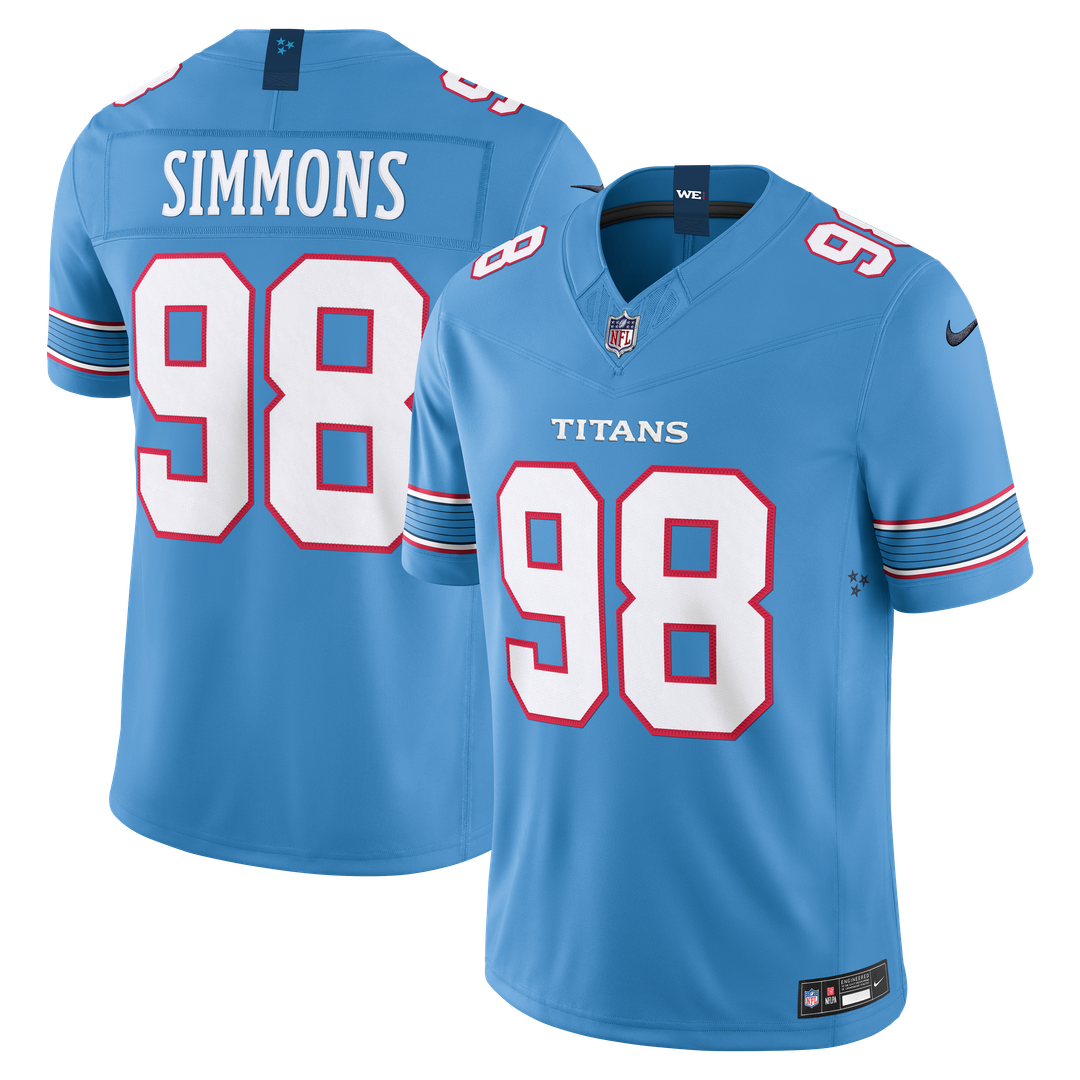 Men's Tennessee Titans Jeffery Simmons Nike White Vapor product image 27