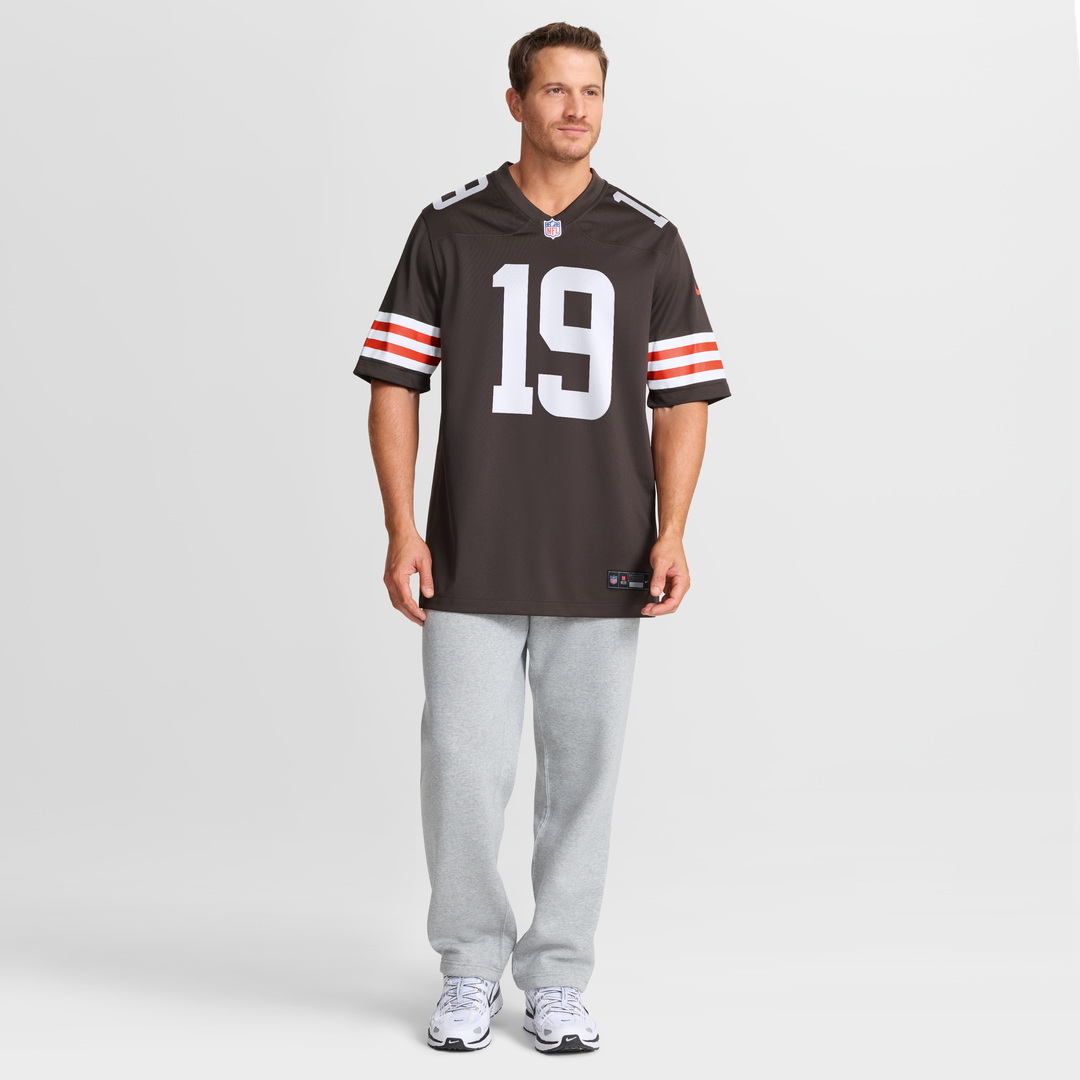 Men's Cleveland Browns Cedric Tillman Nike Brown Game Jersey product image 7