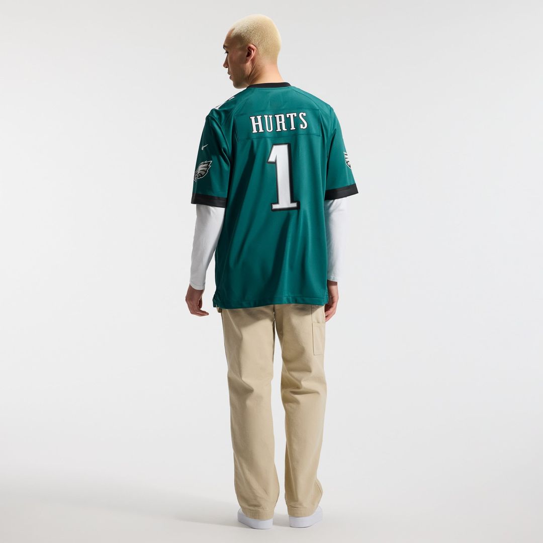 Men's Philadelphia Eagles Jalen Hurts Nike Black Alternate product image 34