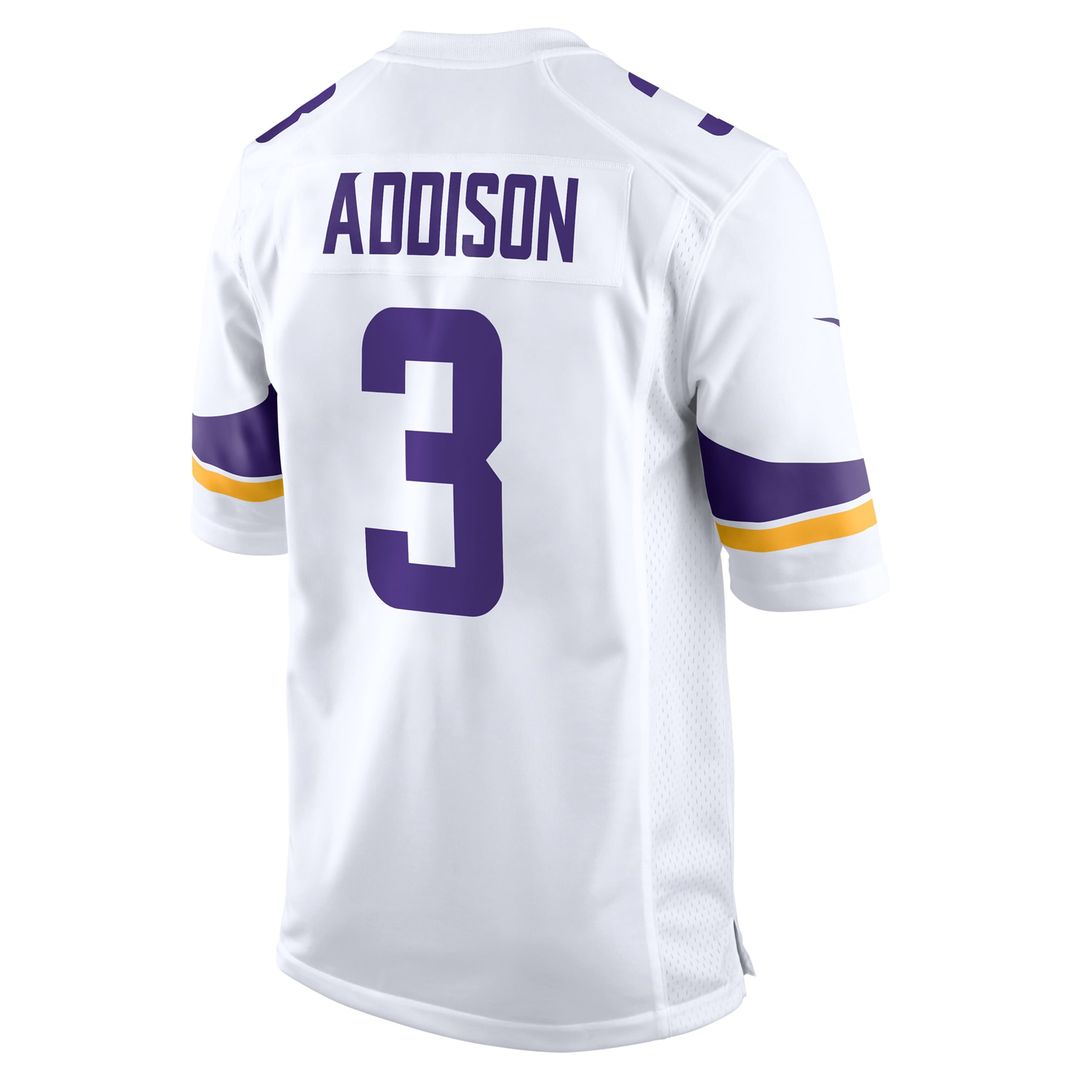 Men's Minnesota Vikings Jordan Addison Nike White Away Game product image 6