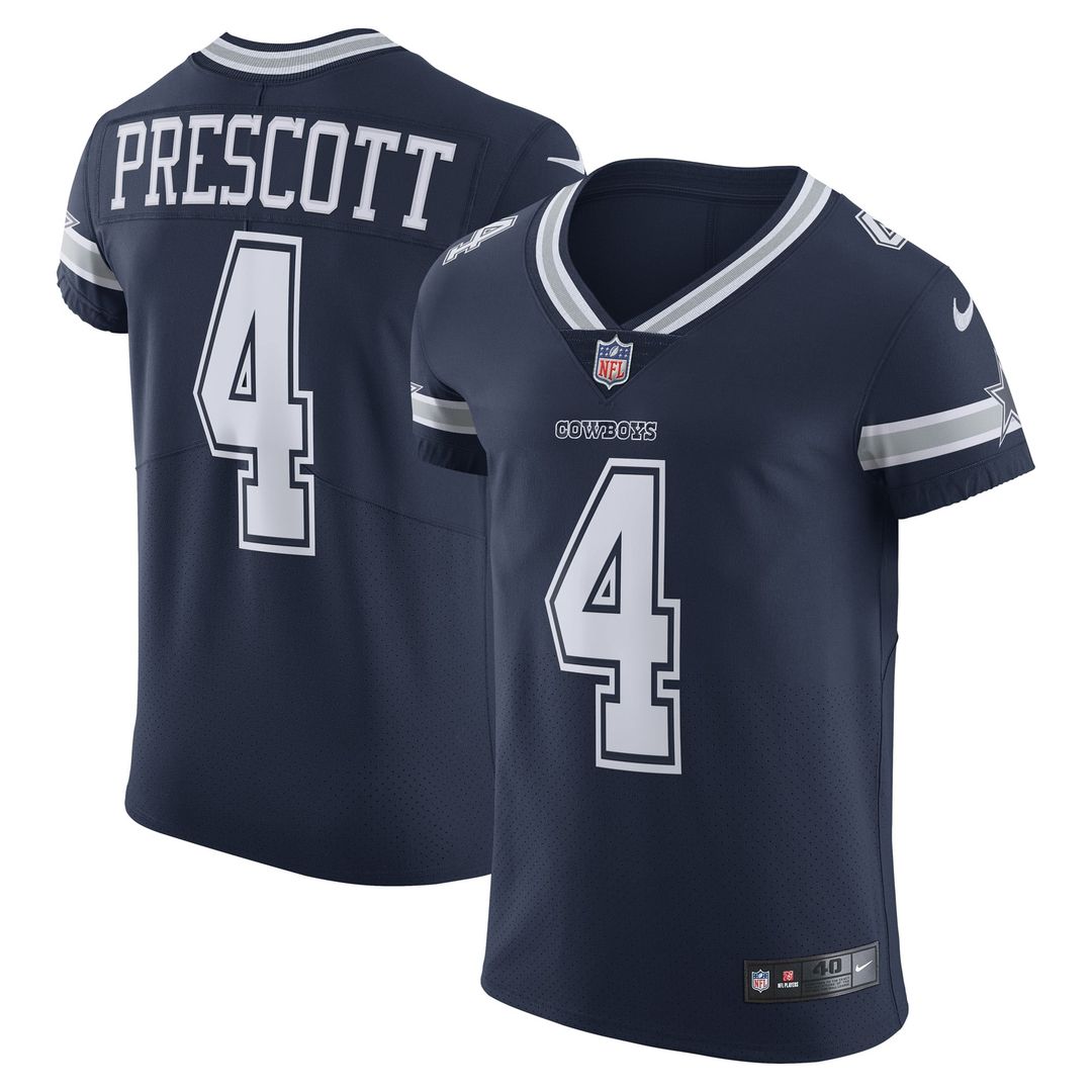 Men's Dallas Cowboys Dak Prescott Nike Navy Vapor Elite product image 1