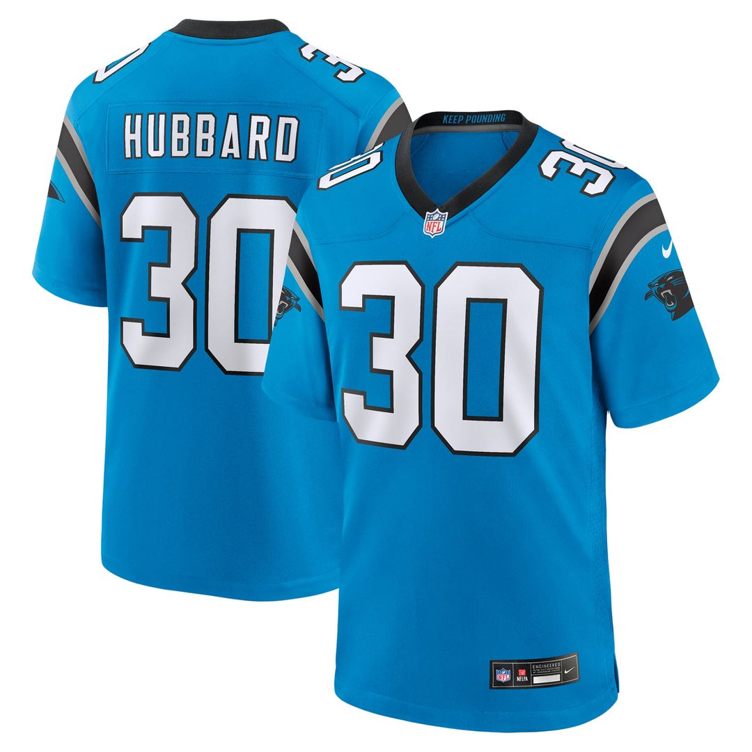 Men's Carolina Panthers Chuba Hubbard Nike Black Team Game product image 13