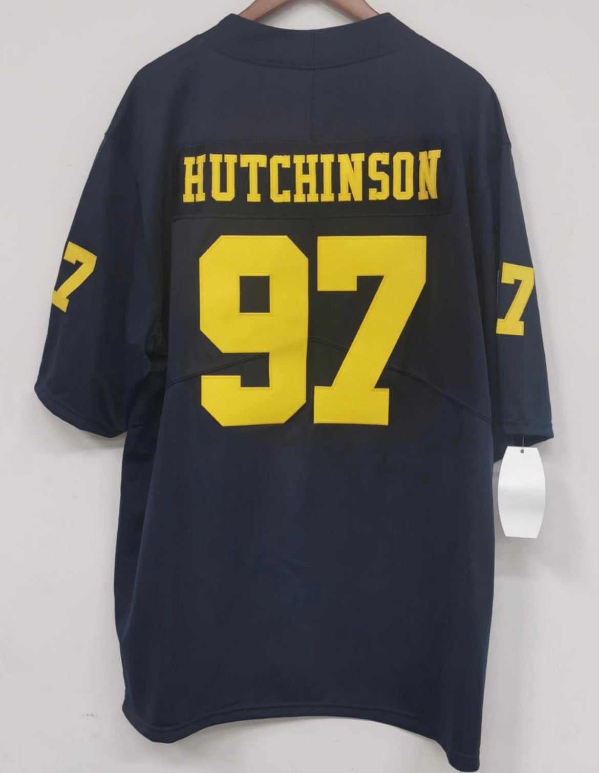 Aiden Hutchinson Michigan Wolverines Jersey Stitched Numbers & Letters product image 1, provided for visual reference and