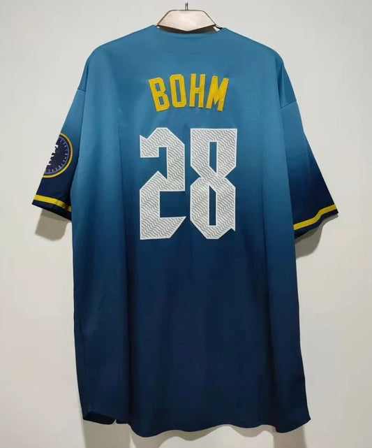 Alec Bohm Philadelphia Phillies Blue City Connect Jersey Classic Authentics product image 1, provided for visual reference