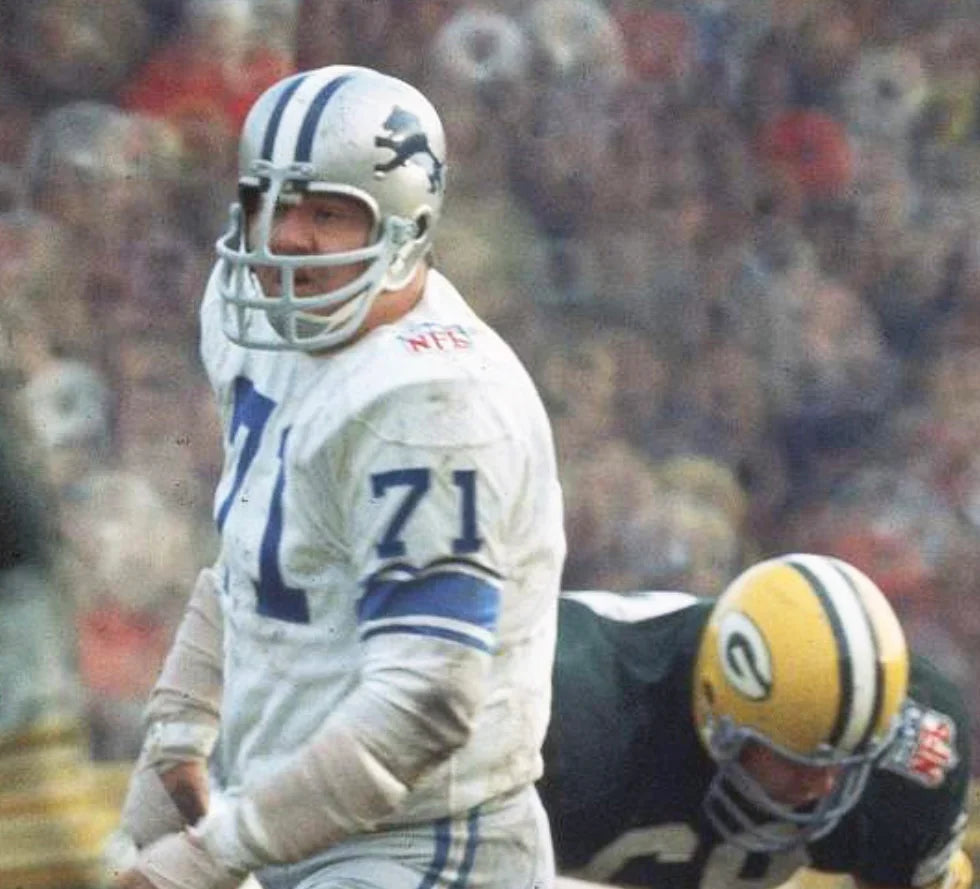 Alex Karras 1969 Detroit Lions NFL Mitchell & Ness Jersey product image 3, provided for visual reference and product detail