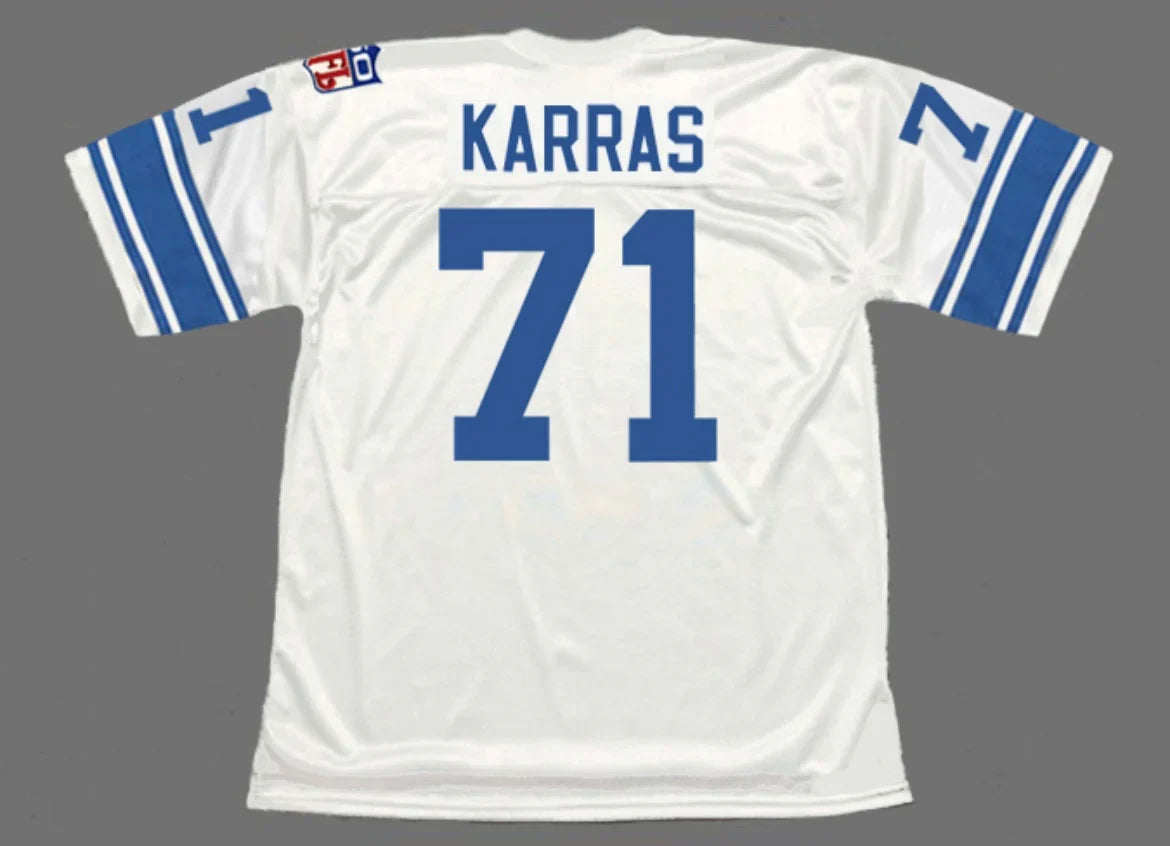 Alex Karras 1969 Detroit Lions NFL Mitchell & Ness Jersey product image 1, provided for visual reference and product detail