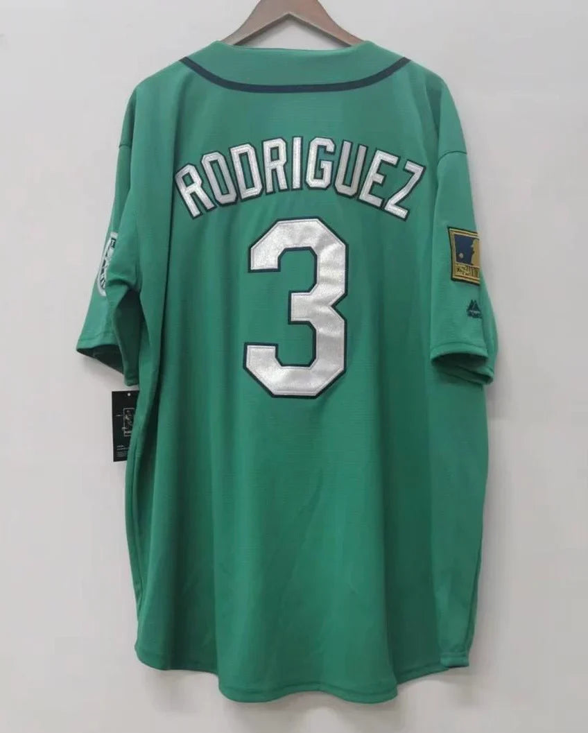 Alex Rodriguez Seattle Mariners MLB Jersey Majestic product image 1, provided for visual reference and product detail review