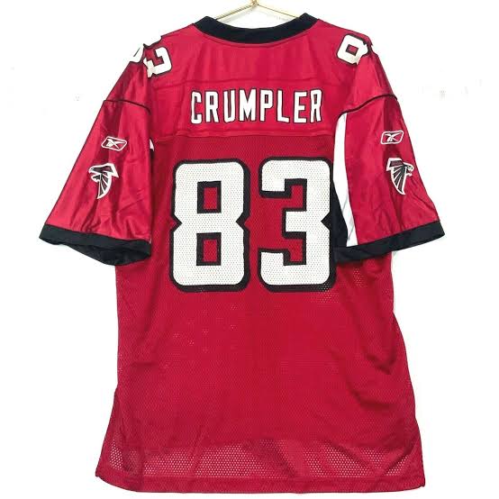 Alge Crumpler Atlanta Falcons NFL Reebok Jersey product image 1, provided for visual reference and product detail review