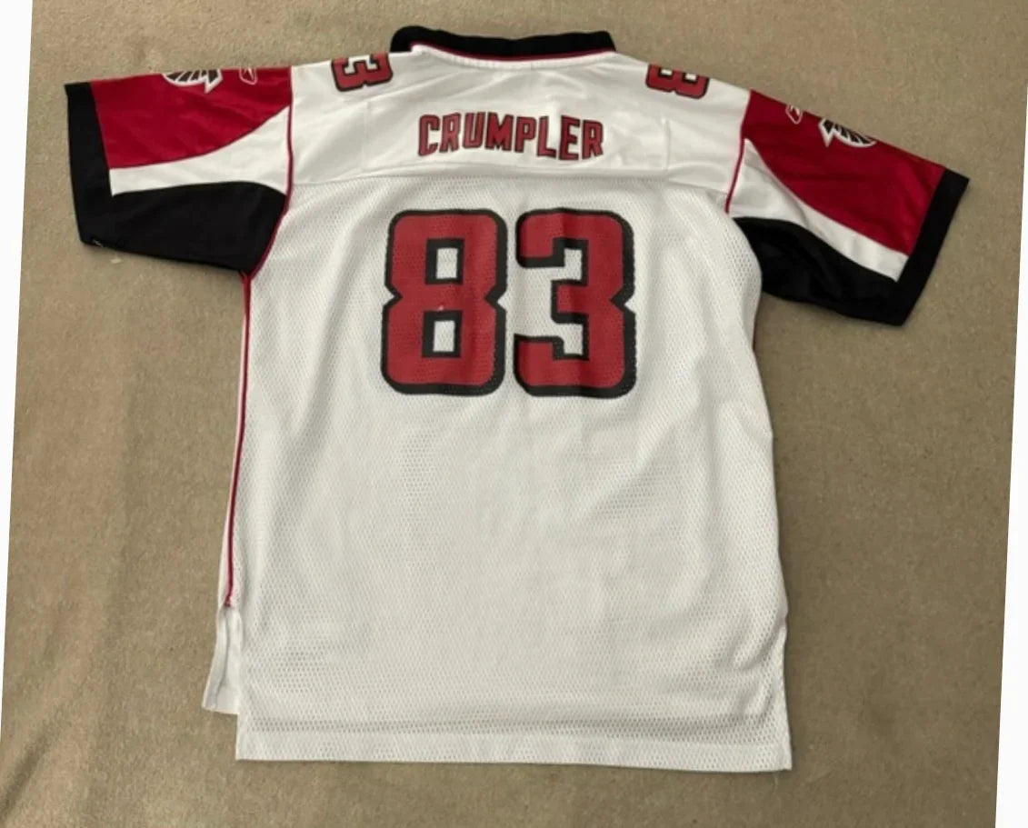 Alge Crumpler Atlanta Falcons NFL Reebok Jersey White product image 1, provided for visual reference and product detail