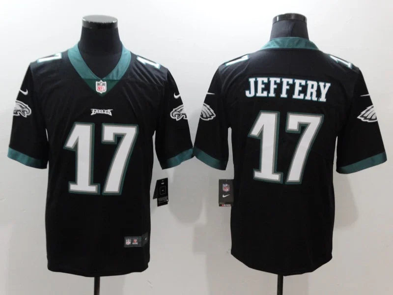 Alshon Jeffery Philadelphia Eagles Nike NFL Jersey black product image 1, provided for visual reference and product detail