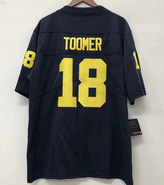 Amani Toomer Michigan Wolverines Jersey blue product image 1, provided for visual reference and product detail review