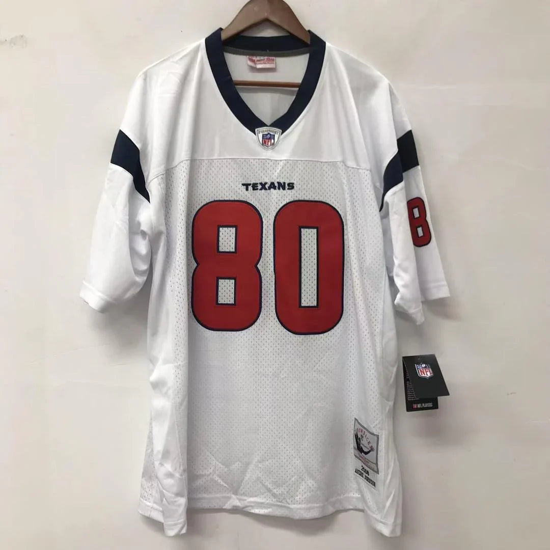 Andre Johnson Houston Texans official NFL jersey Mitchell & Ness product image 2, provided for visual reference and product