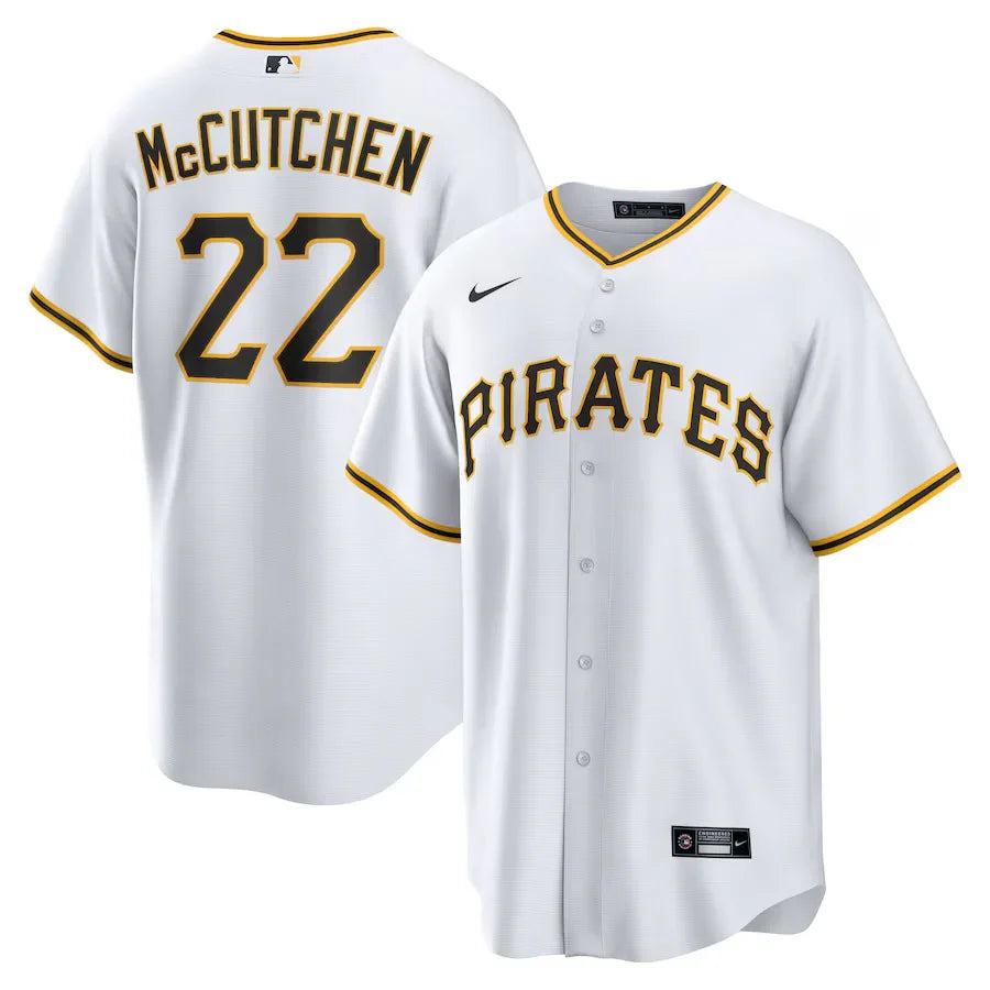 Andrew McCutchen Pittsburgh Pirates Official MLB NIKE Jersey white product image 1, provided for visual reference and