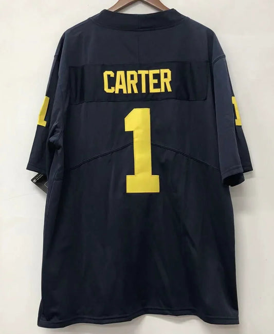 Anthony Carter Michigan Wolverines Jersey blue product image 1, provided for visual reference and product detail review