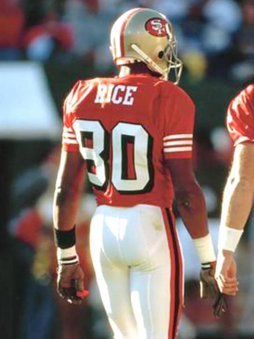 Any name & Number San Francisco 49ers 1994 NFL Mitchell & Ness Jersey Red product image 4, provided for visual reference and