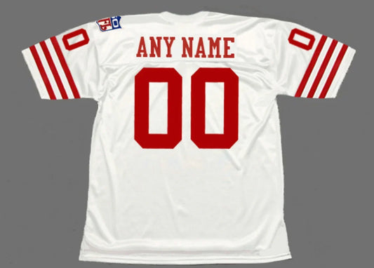 Any name & Number San Francisco 49ers 1994 NFL Mitchell & Ness Jersey white product image 1, provided for visual reference