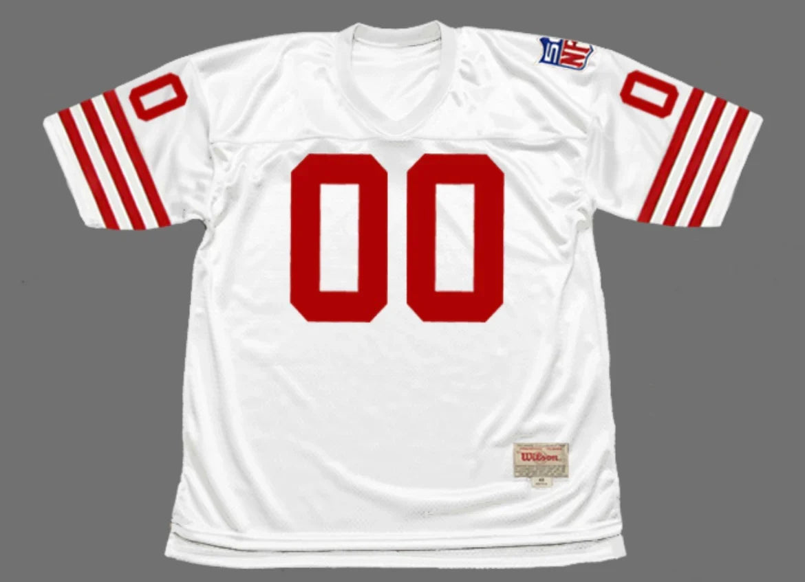 Any name & Number San Francisco 49ers 1994 NFL Mitchell & Ness Jersey white product image 2, provided for visual reference
