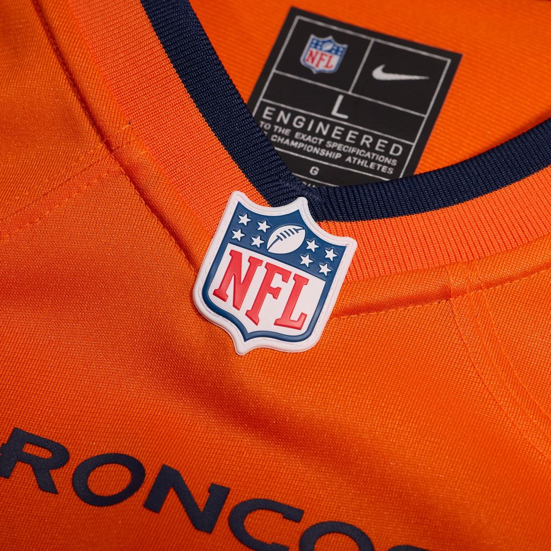 Men's Denver Broncos Devon Key Nike Orange Team Game Jersey product image 4