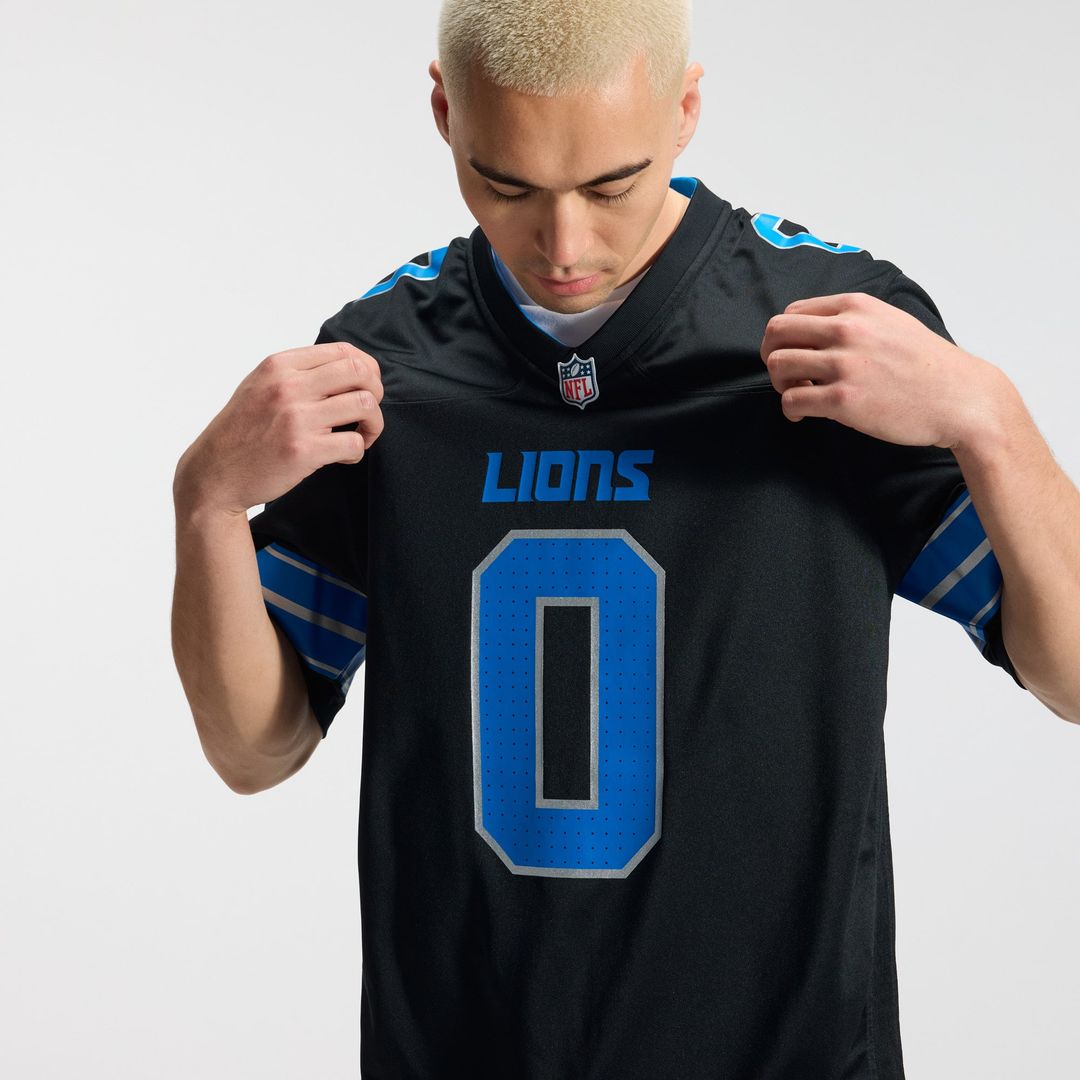 Men's Detroit Lions Jahmyr Gibbs Nike Blue Game Player product image 23