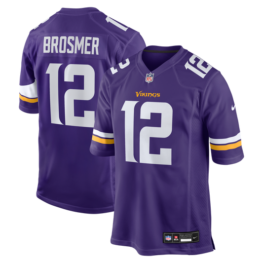 Men's Minnesota Vikings Max Brosmer Nike Purple Team Game product image 1