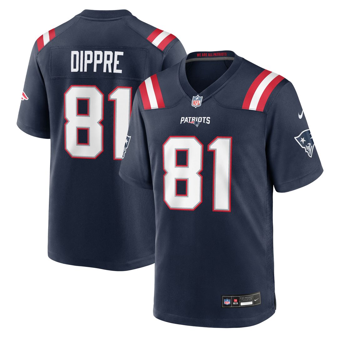 Men's New England Patriots CJ Dippre Nike Navy Team Game product image 1