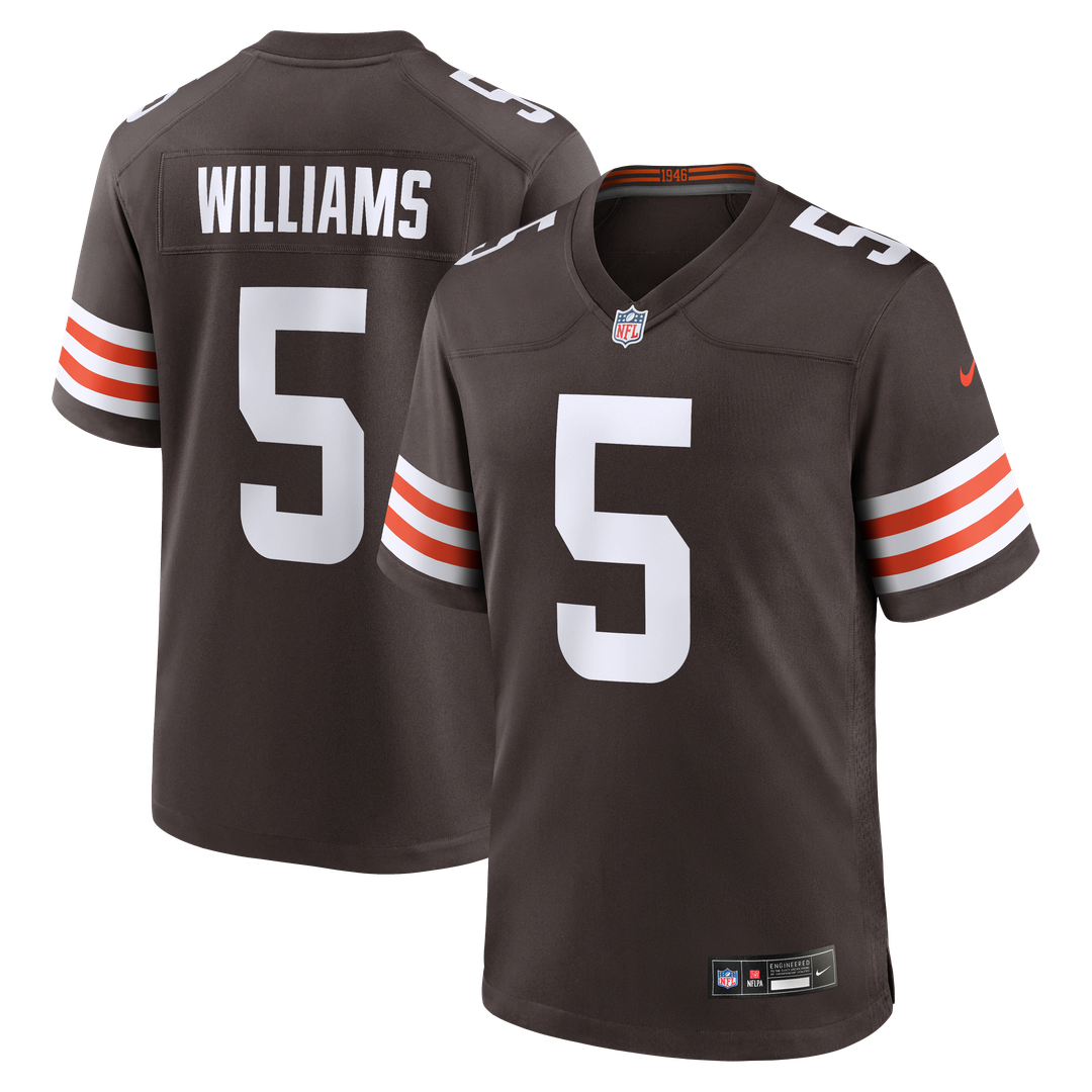 Men's Cleveland Browns Quincy Williams Nike Brown Team Game product image 1