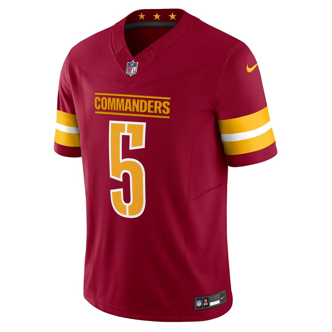 Men's Washington Commanders Jayden Daniels Nike White Vapor product image 18