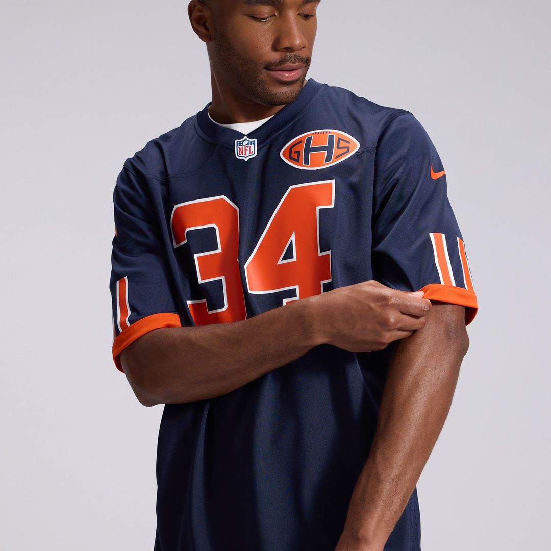 Men's Chicago Bears Walter Payton Nike Navy 2026 Rivalries product image 7
