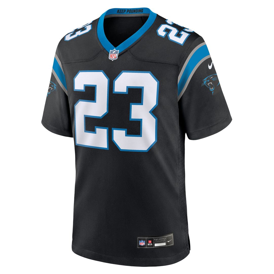 Men's Carolina Panthers Trevor Etienne Nike Black Team Game product image 2