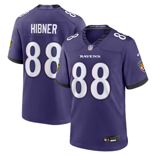 Men's Baltimore Ravens Matthew Hibner Nike Purple Team Game product image 1