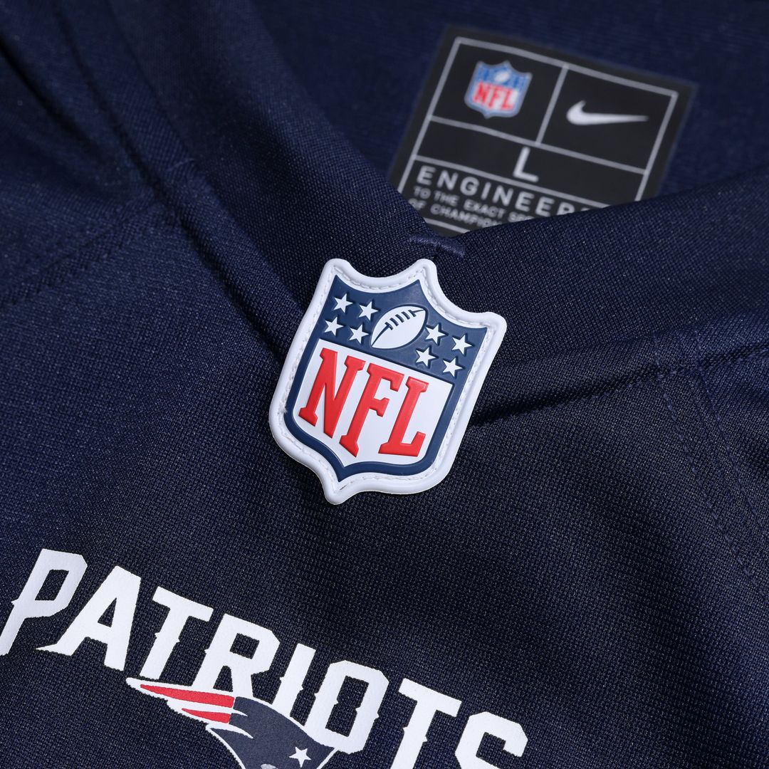 Men's New England Patriots Caleb Lomu Nike Navy Team Game product image 6