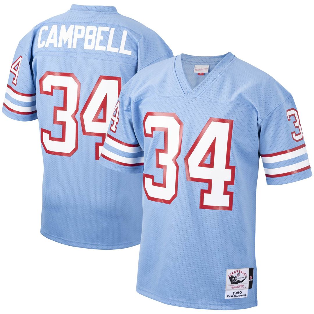 Men's Houston Oilers 1980 Earl Campbell Mitchell & Ness product image 1