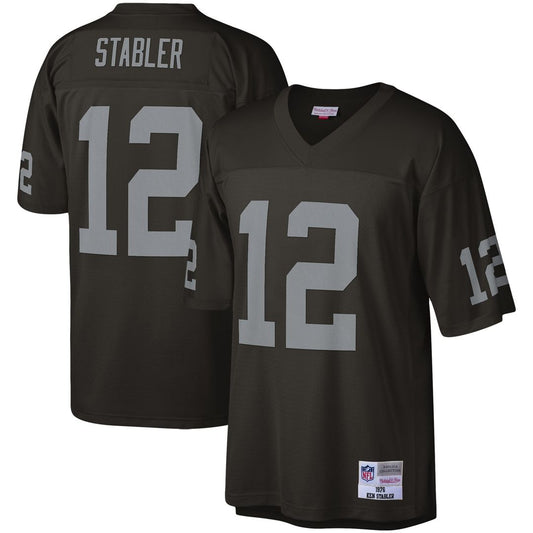 Men's Las Vegas Raiders Ken Stabler Mitchell & Ness Black product image 1