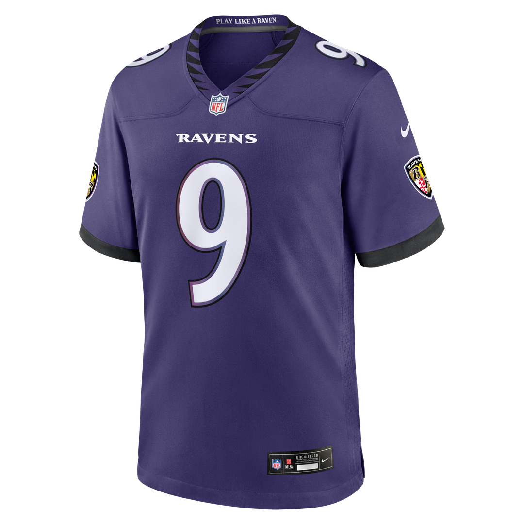 Men's Baltimore Ravens Zion Young Nike Purple Team Game product image 2